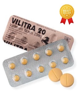 Levitra genérico marca Vilitra con la dosis de 20 mg.